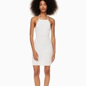 NWOT Wilfred Sunset Halter Dress 100% Cotton Size XS Summer Beach Vacation Boho